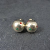 Large Yellow Gold Ball Stud Earrings 10MM 14K Gold Filled