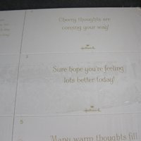 Vintage 5 Day Get Well Puzzle Greeting Card Hallmark