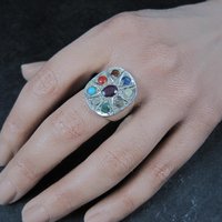 Navaratna Gemstone Ring Size 8