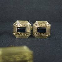 Set of 3 Sets Vintage Art Deco Cufflinks