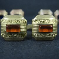 Set of 3 Sets Vintage Art Deco Cufflinks