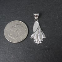 Sterling Silver Seashell Whelk Pendant