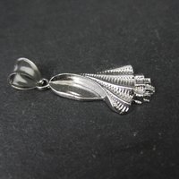 Sterling Silver Seashell Whelk Pendant