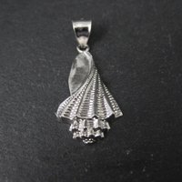 Sterling Silver Seashell Whelk Pendant