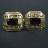 Set of 3 Sets Vintage Art Deco Cufflinks