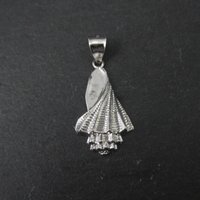 Sterling Silver Seashell Whelk Pendant