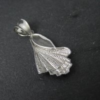 Sterling Silver Seashell Whelk Pendant