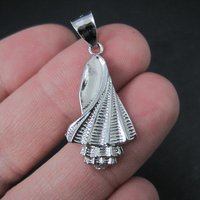 Sterling Silver Seashell Whelk Pendant