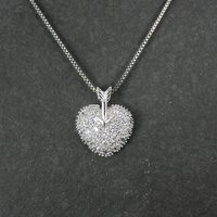 Sterling Silver Arrow Heart Pendant Necklace
