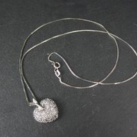Sterling Silver Arrow Heart Pendant Necklace
