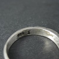 Southwestern Style Gemstone Band Ring Sterling Silver Size 9