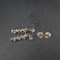 Southwestern Sterling Silver Twisted Wire Earrings Mod Contemporary