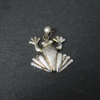 Sterling Silver Frog Pendant
