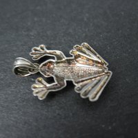 Sterling Silver Frog Pendant