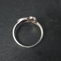 Sterling Silver Amethyst Ring Size 7 Estate Gemstone Jewelry