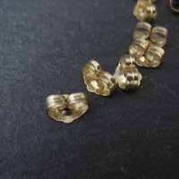 Large Lot of 68 Pieces 14K Gold Filled Butterfly Wing Nuts Earring Backs