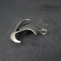 Vintage Sterling Silver Viking Ship Pendant