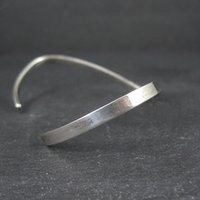 Dainty Sterling Silver Sweater Cuff Bracelet 6 Inches