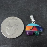 Southwestern Gemstone Bear Pendant