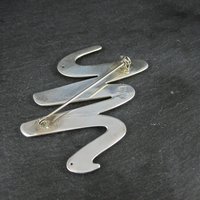 Sterling Silver Squiggle Brooch