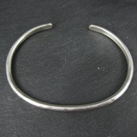 Simple Navajo Sterling Stamped Cuff Bracelet 6.75 Inches