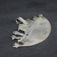 Vintage Noahs Ark Brooch Pendant Mexican Sterling Silver