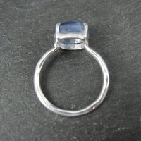 Sterling Silver Kyanite Solitaire Ring Size 6