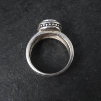 Estate Sterling Amethyst Ring Size 4.5