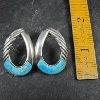 Vintage Sterling Turquoise Earrings