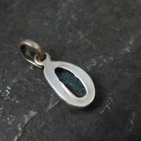 Small Sterling Silver Turquoise Pendant