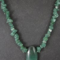 Vintage Green Aventurine Necklace