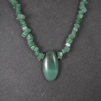 Vintage Green Aventurine Necklace