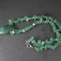 Vintage Green Aventurine Necklace