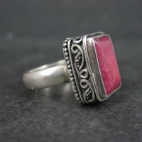 Ornate Ruby Ring Size 7