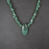 Vintage Green Aventurine Necklace