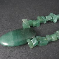 Vintage Green Aventurine Necklace