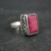 Ornate Ruby Ring Size 7