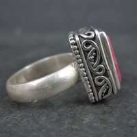 Ornate Ruby Ring Size 7
