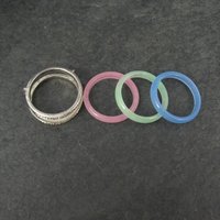 Interchangeable Band Ring Sterling Silver Size 7