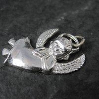Vintage Sterling Angel Charm