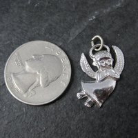 Vintage Sterling Angel Charm