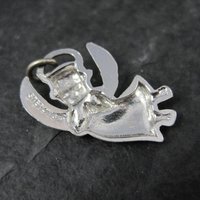 Vintage Sterling Angel Charm