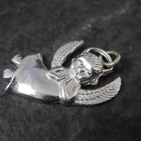 Vintage Sterling Angel Charm