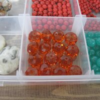 Large Lot of Beads 6 Cases Gemstone Rock Crystal Pearls Lampwork Ceramic Glass