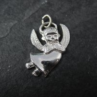 Vintage Sterling Angel Charm