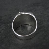 Southwestern Vintage Crushed Turquoise Inlay Ring Size 10