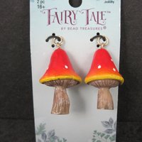 Resin Mushroom Charms by Bead Treasures