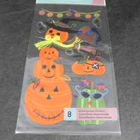 Jolees Halloween Scrapbooking Dimensional Pumpkin Stickers Discontinued