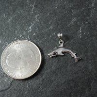 Tiny Sterling Silver Shark Pendant