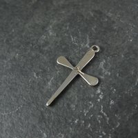 Small Sterling Silver Cross Charm